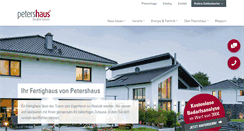 Desktop Screenshot of petershaus.de