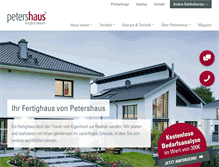 Tablet Screenshot of petershaus.de